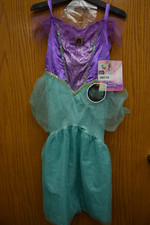 Prince Ariel Deluxe Light up Halloween Costume and Headpiece, Size S 4-6x , New