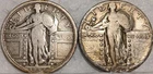 1917 type 1 ⭐  1929 s ⭐ Standing Liberty Quarter LOT x (2)⭐  F - VF Very Fine ⭐