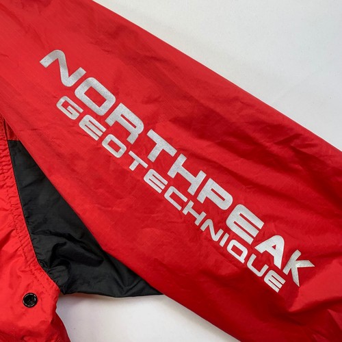 Northpeak Geotechnique Sport Windbreaker Jacket XXL Red Black Lightweight Coat - Picture 7 of 15