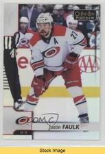 2017-18 O-Pee-Chee Platinum Rainbow Justin Faulk #138 READ 0e3