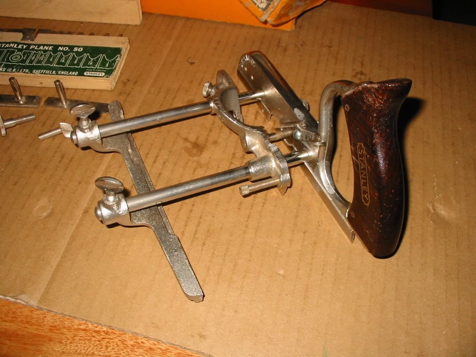 Vintage Stanley No 50 Combination Plane Moulding Plough Joiners Woodwork Tool - Image 4 of 4