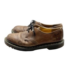 Dr. Martens Made in England 90's Oxford shoe sz 9 Brown Leather Three Eye Lace