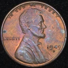 1949-D Lincoln Wheat Cent - Dirty Pretty Toned - Lustrous - Uncirculated