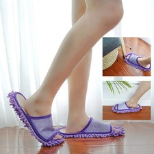 Microfiber Mop Cleaning House Slippers Detachable Mopping Shoes Cleaning Tool...