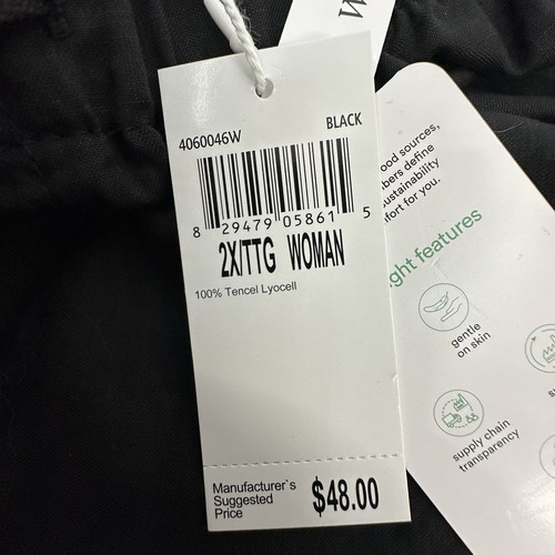 Workshop Damen schwarz elastische Taille Bündchen mittelhoher Bund Pull-On neu mit Etikett Shorts Plus 2X - Bild 10 von 14