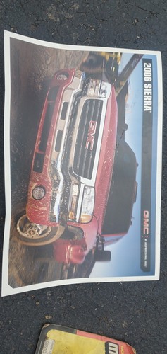Vintage Gmt800 2006 Gmc Sierra Dually Dealership Advertisement Poster