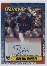 2025 Series 2 1990 Topps Chrome Silver Pack Dustin Harris #90CA2-DH Auto 0ti4