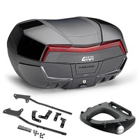 Givi V58NNB2 + Halterungen FüR Kawasaki Versys 650 2013 2014, 58L Schwarz