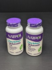 Natrol Melatonin 5mg Time Release 100 Tablets 2 Pack Exp 06/2028