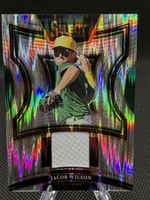 2025 Select Baseball FOTL Jacob Wilson Selective Swatches  Prizm Oakland ⚾️