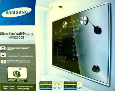 SAMSUNG ULTRA SLIM WALL MOUNT WNN2000B IN OVB - Universal TV Wandhalterung
