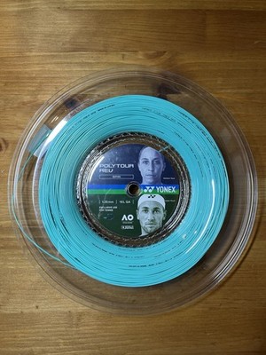 Yonex Poly Tour Rev 16L String Reel. 125 Mint Green. 1.25mm, Full