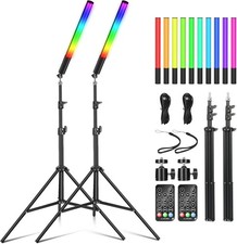 RGB Video Light 2 Pack with Stand