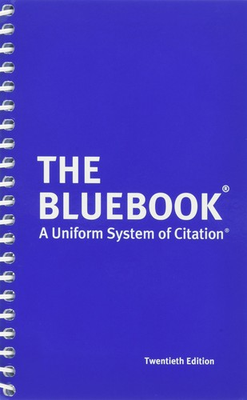 #ad The Bluebook: A Uniform System of Citation 20th Edition $14.16