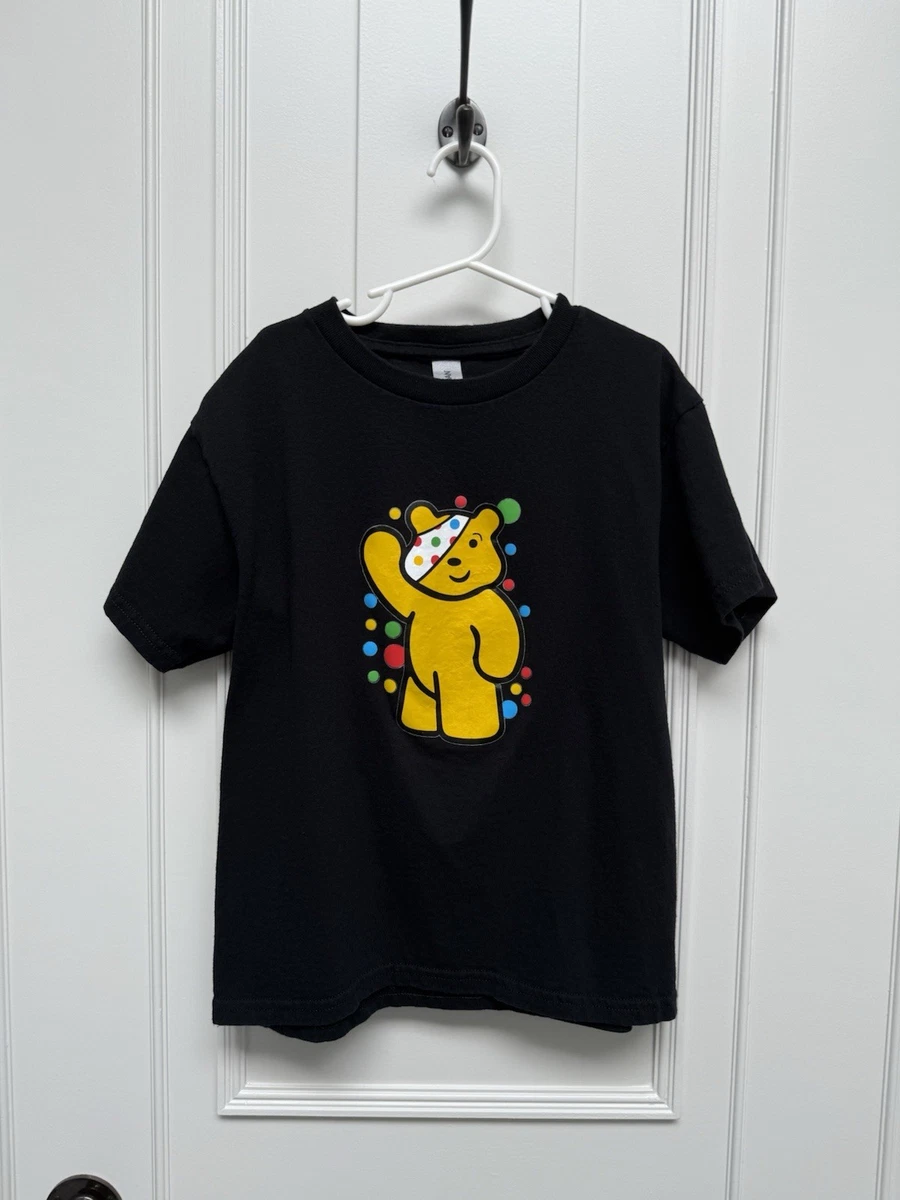 Kids Pudsey T-Shirt Spotty Bear Charity Children In Need UK 2025 Tee