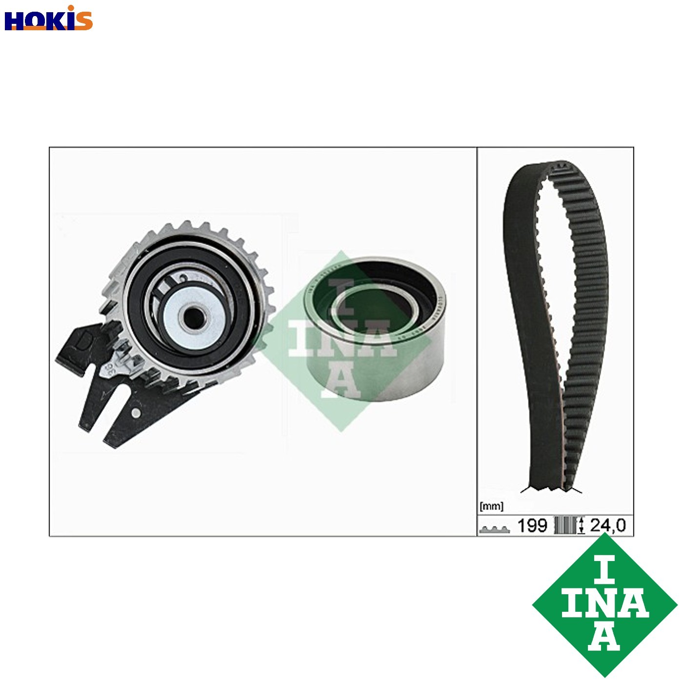 TIMING BELT KIT 530 0625 10 FOR ALFA ROMEO FIAT LANCIA 841M.000 2.4L 5cyl 159