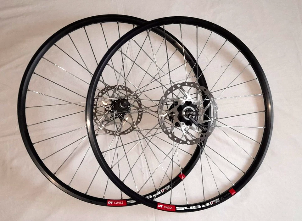 Laufradsatz DT Swiss 545d, 26", Deore XT, Nabendynamo, mit Bremsscheiben - Bild 2 von 4