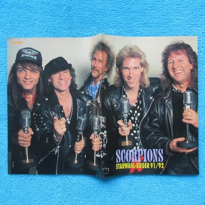 SCORPIONS POSTER POPCORN 2 Seiten Kevin Costner