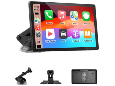 Pantalla CarPlay 9'' inalámbrica con GPS, Bluetooth y manos libres. NUEVO