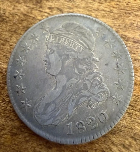 1820-P Capped Bust Half Dollar — photo from another recent sale