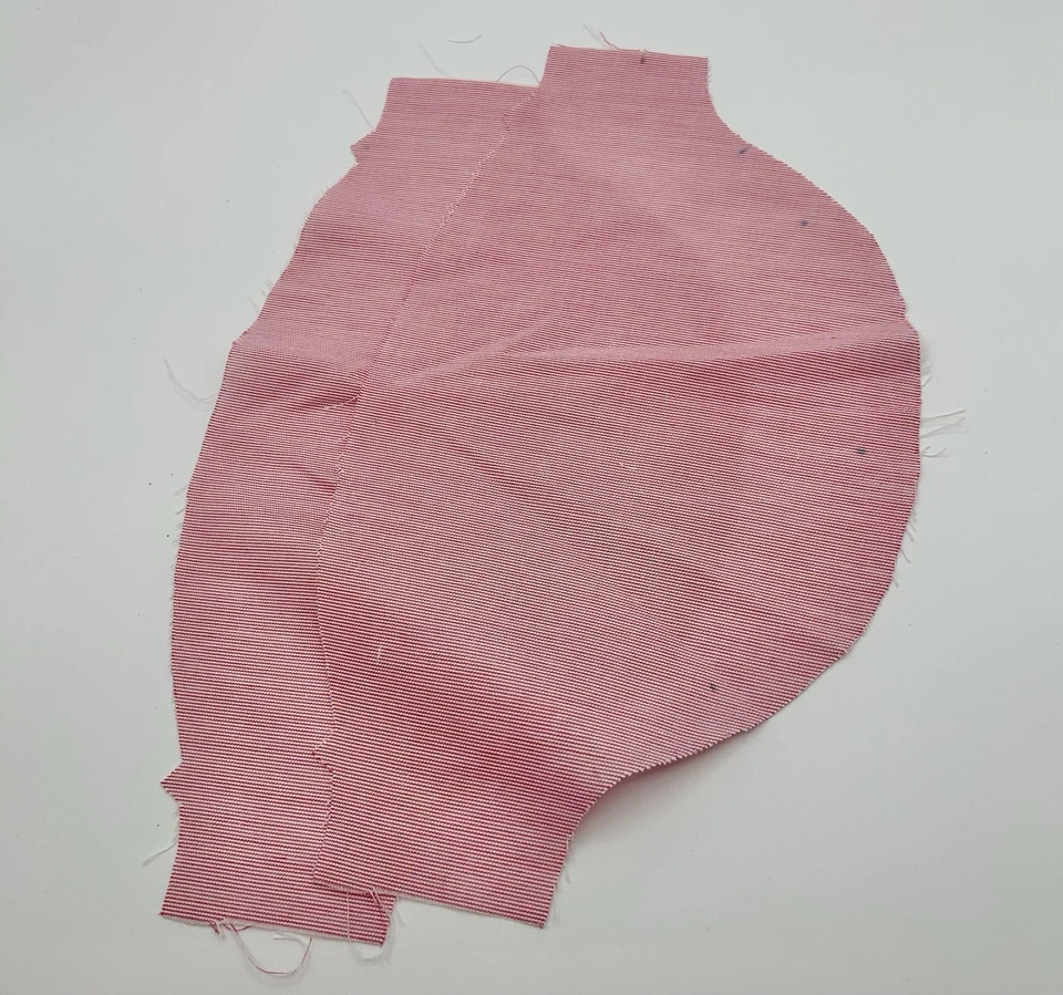 Pink Lines Sewing Fabric Pieces Various Lengths Lot of 14 - Image 3 of 4