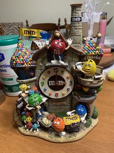 M&Ms ダンベリーミント消防署コレクターズウォールクロック2005年製