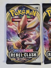 Pokémon TCG Sword & Shield Rebel Clash Booster Pack BRAND NEW Sealed