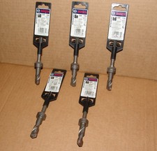 (5) Bosch SDS Plus depth stop rotary hammer drill bits , 5/8"