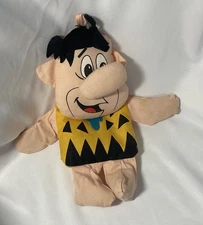 Fred Flintstone Beanbag 10" Hanna-Barbera Mighty Star Vintage 1980 
