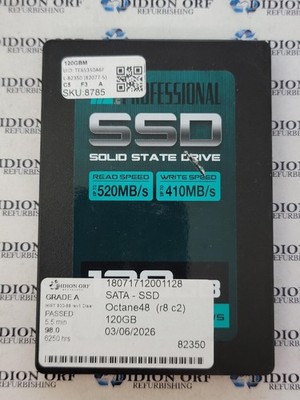 INLAND 120GB 2.5'' SATA SSD 120GBM, Grade A, SKU 8785