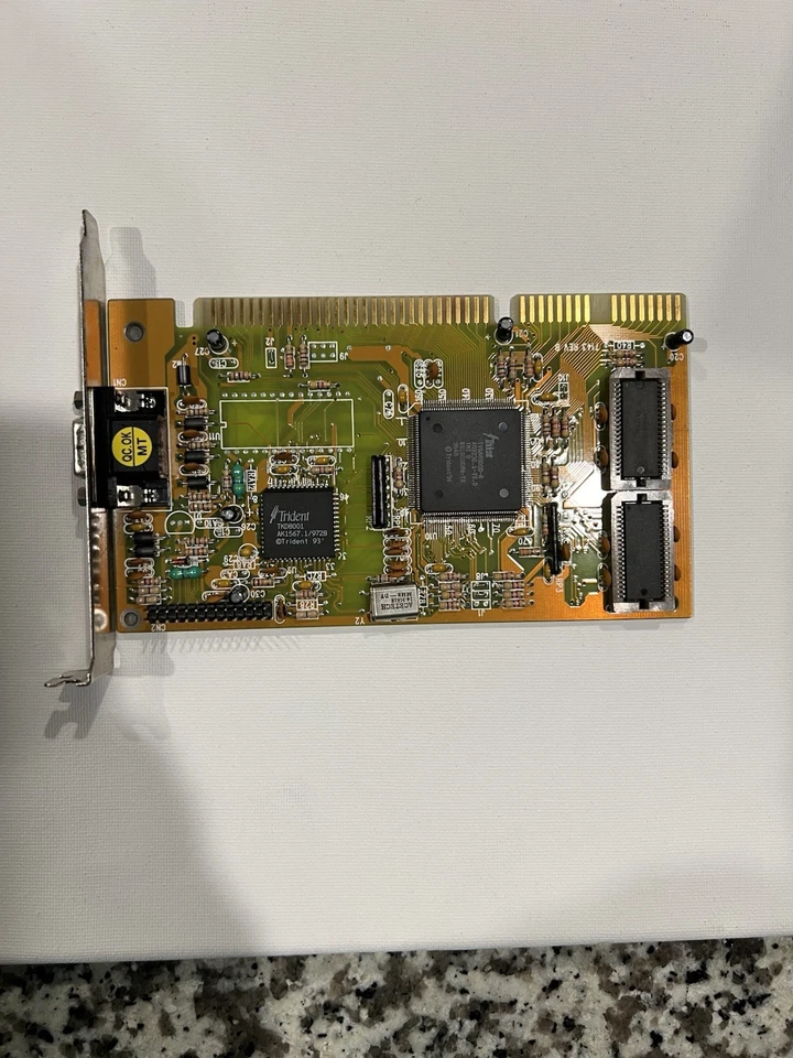 Retro / Vintage 90s Pc Parts bundle. 386SX AMD MB,  Case, Video Card  and more - Image 3 of 4