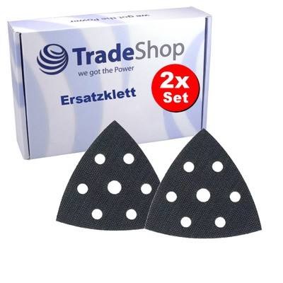 2x Ersatzklett selbstklebend für Einhell TE-DS 20 E, TC-DS 19, BT-DS 180