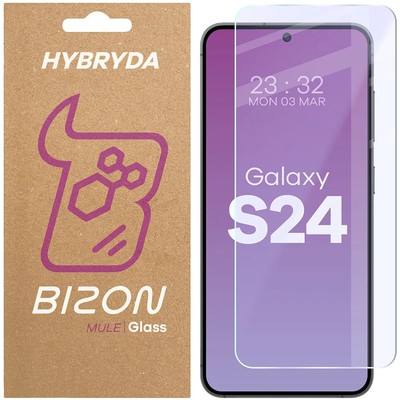 Schutzglas für Galaxy S24 5G Bizon Hybridglas Displayschutzglas Handyglas Glas