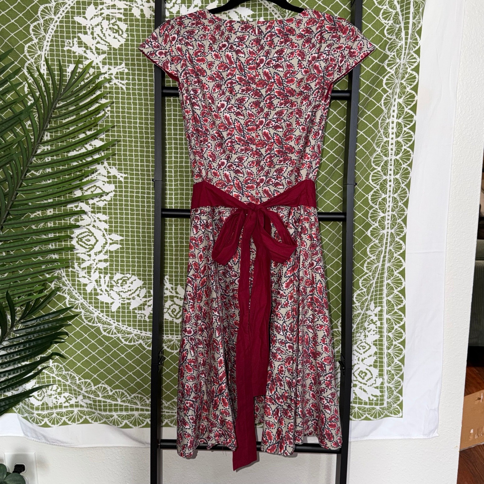 Yaly Couture Custom Handmade Floral Mini Dress image 4