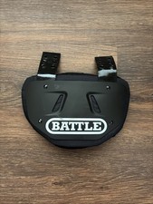Battle 9AC000003 Football Unisex Adults Back Plate - Black