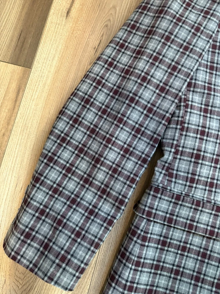 Chaqueta Blazer Nautica Hombre Talla 42S Cuadros Ajuste Moderno Foto 3 de 4