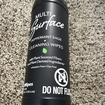 Peppermint Sage Multi-Surface Cleaning Wipes Surface & Countertop Cleaner