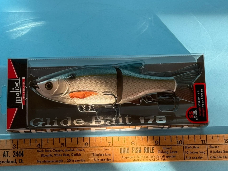 Nuevo señuelo de pesca Molix Glide Bait 178 Threadfin Shad Foto 2 de 4