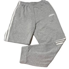 Adidas Men s Climalite Joggers Sweatpants Gray Medium Athletic Sports Lounge