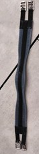 Sattelgurt * schwarz / anthrazit * 90 cm