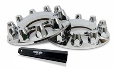 Torque Hubcap Wheel Cover Kit 2 Pack Front Standart 33mm Screw-on Abs Chrome ... Torque Hubcap Wheel Cover Kit 2 Pack Front Standart 33mm Screw-on Abs Chrome ...