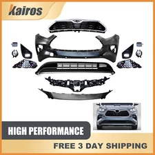 13PCS Complete Front Bumper Assembly For 2020 2021 2022 2023 Toyota Highlander