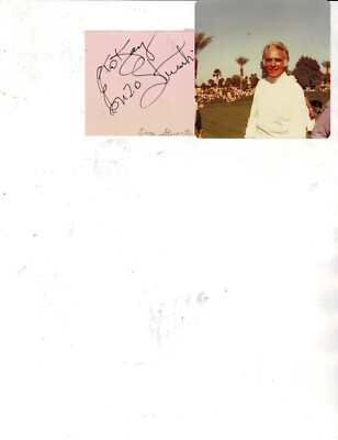 Enzo Stuarti  Italian Opera Star Personalized Autograph  with Photo