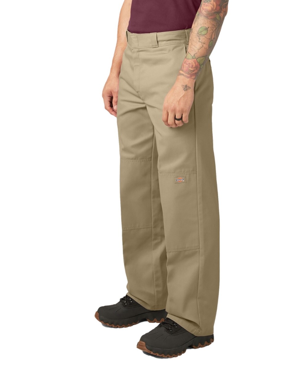 スラックス Dickies Men's Double Knee Work Pants Khaki 85283KH Men's Loose Fit Double Knee Work Pants - Dickies US