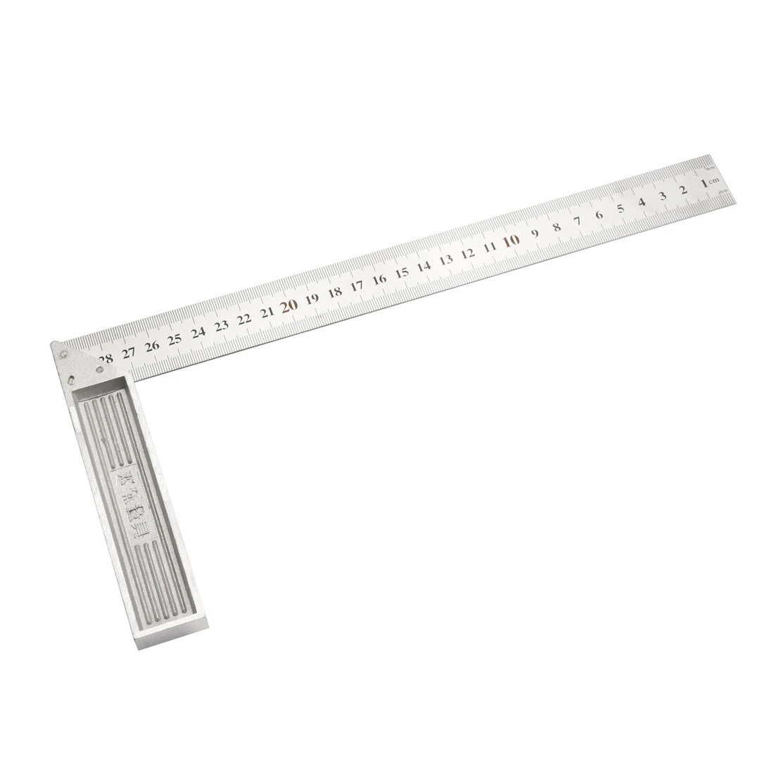 Right Angle Ruler 300mm Stainless Steel Dual Side Scale L Shape