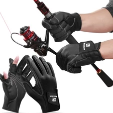 Waterproof Fishing Full Finger Gloves Neoprene Non-slip Gloves for Men and Women