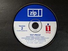 Iomega User's Manual on CD For Iomega Zip Drive PC ATAPI Notebook Zip - CD Only