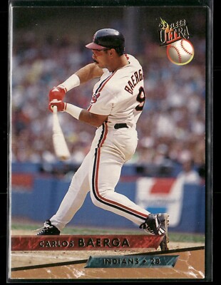 993 Fleer Ultra Carlos Baerga #183 Baseball Card - Cleveland
