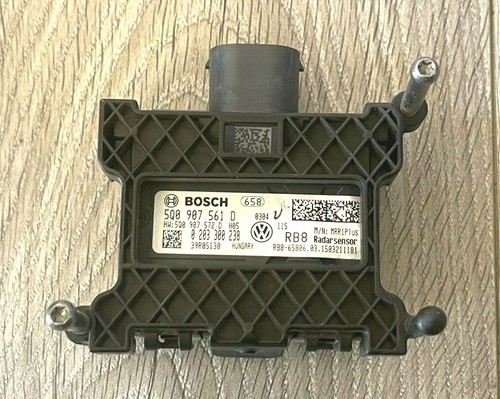 AUDI VOLKSWAGEN CRUISE CONTROL RADAR DISTANCE SENSOR, 5Q0907561D, GENUINE OEM - Picture 1 of 4