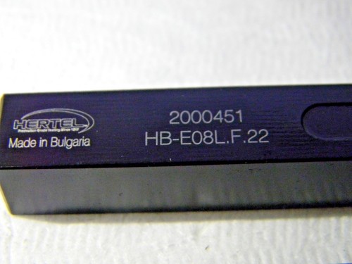 Hertel 1.18 Portautensili da taglio indicizzabile taglio sinistro HB-E08L.F22 2000451 - Foto 3 di 3